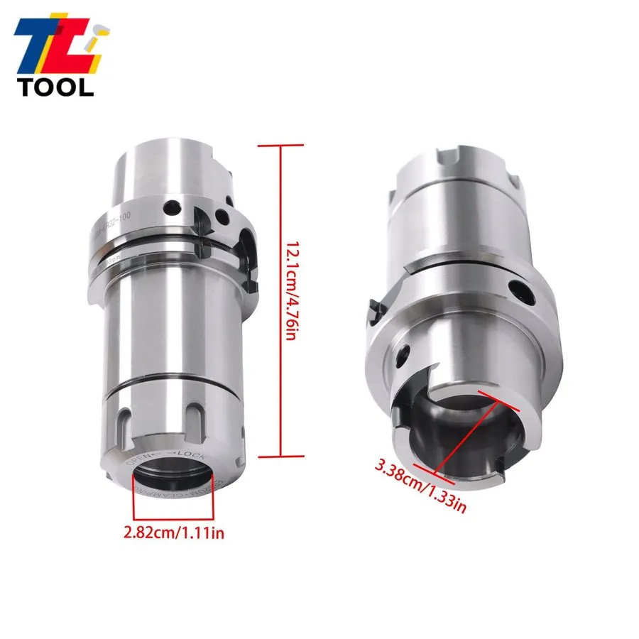 Режущий инструмент HSK63A ER32 100mm Collet Tool Holder G2.5 30000 RPM Industria