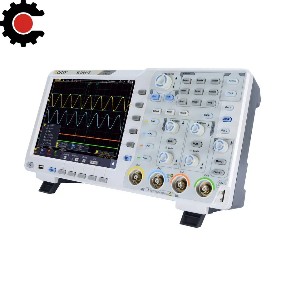 Осциллограф OWON XDS3064E 4CH 8bits ADC 60MHz Touchscreen Digital Oscilloscope — фото лота 2