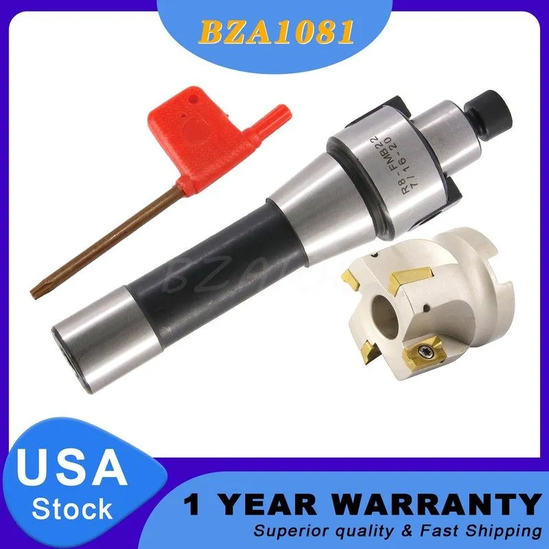 Режущий инструмент APMT1604 Carbide Insert Face End Mill Shell Cutter R8 FMB22 A — фото лота 2