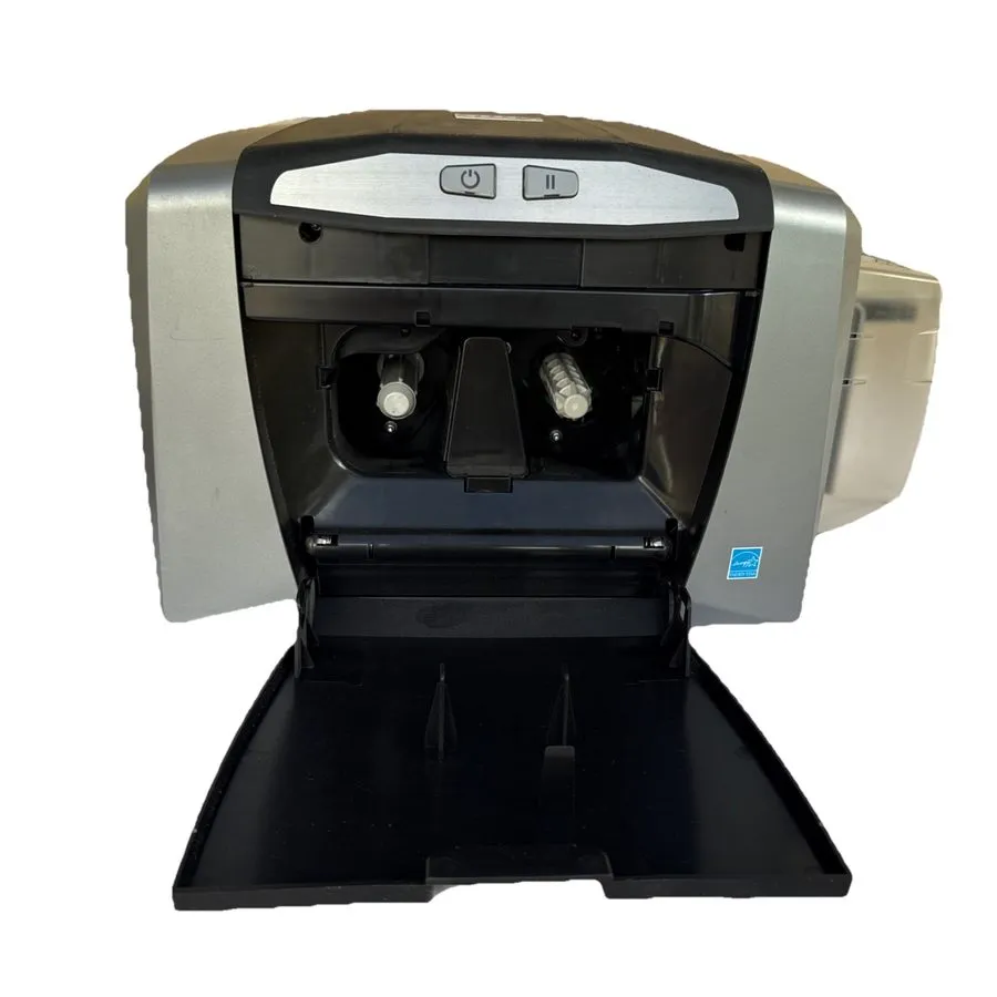 Принтер этикеток HID Fargo DTC1000M ID Card Printer With Power Adapter — фото лота 1
