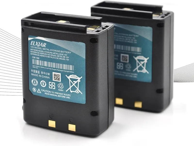 Аккумулятор 2-Pack 12V 1000mAh Ni-MH Rechargeable Battery — фото лота 2
