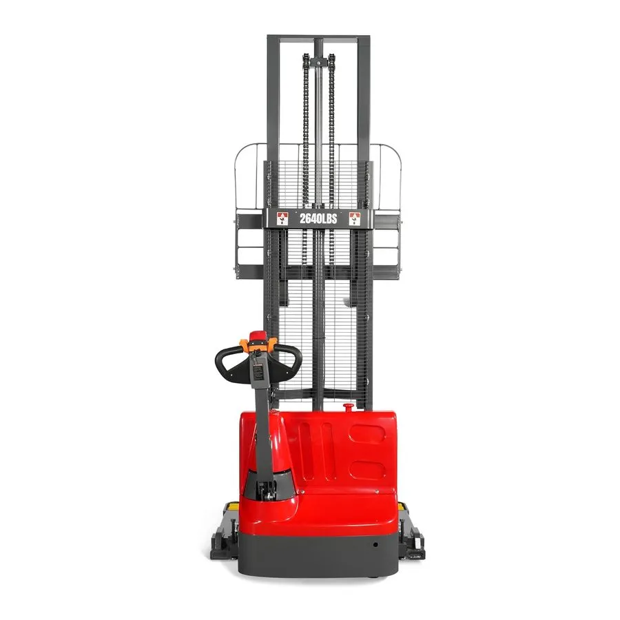 Оборудование 2640lbs Electric Straddle Stacker With AGM Battery,118" Lift Height — фото лота 1