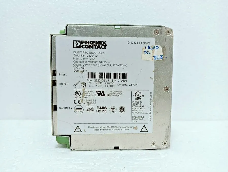 Блок питания Phoenix Contact 2320102 Power Supply QUINT-PS/24DC/24DC/20 — фото лота 2