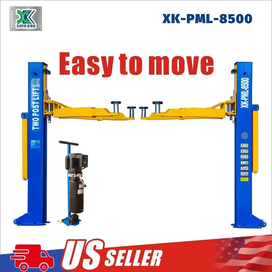 Автоподъёмник XK PML-8500A Two Post Car Lift 2 Post Garage Lift Manual Lock 8500 — фото лота 1