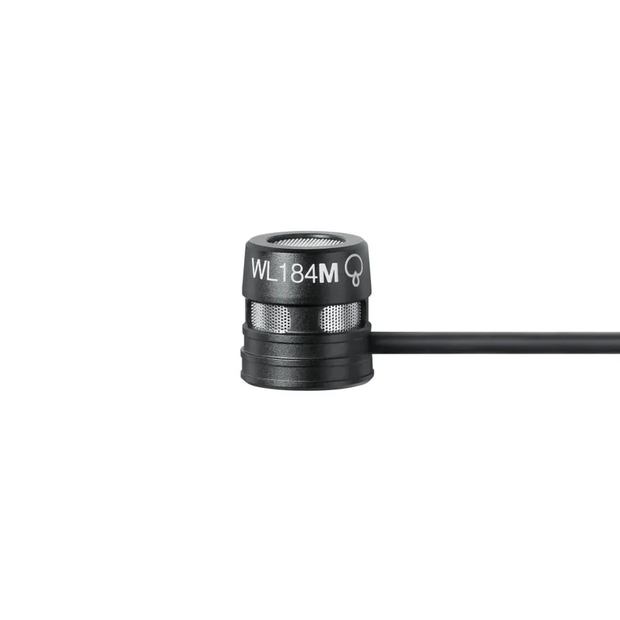 Микрофон Shure WL184m Supercardioid Lavalier Microphone with TA4F Connector Blac