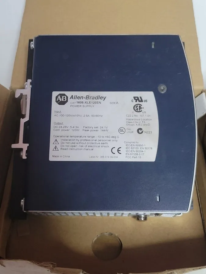Блок питания Allen Bradley 1606-XLE120EN Power Supply XLE 120 W