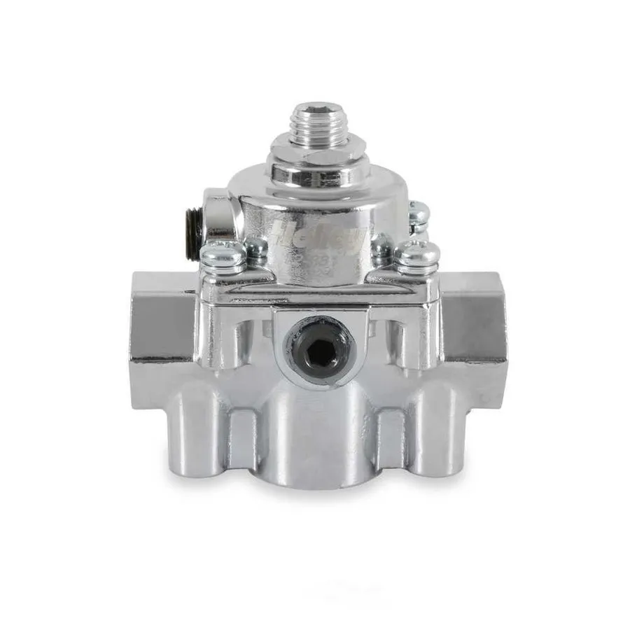 Трубопроводная арматура Holley 12-881 Fuel Pressure Regulator 4.5-9 PSI Chrome B