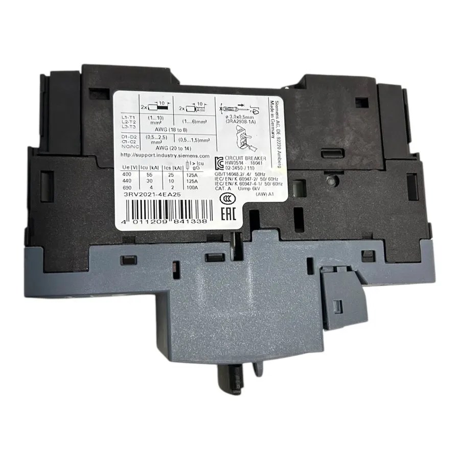 Автоматический выключатель Siemens Circuit Breaker Size S0 для Motor Protection — фото лота 1