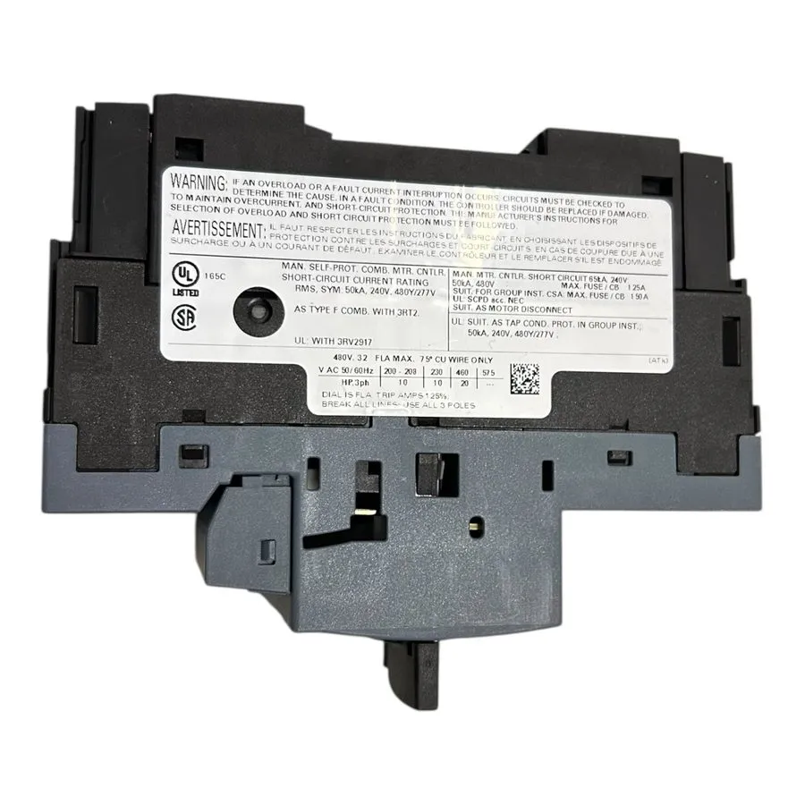 Автоматический выключатель Siemens Circuit Breaker Size S0 для Motor Protection — фото лота 2