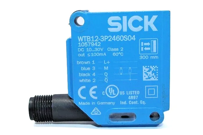 Фотоэлектрический датчик Sick 1057942 Wtb12-3P2460S04 Photoelectric Sensor