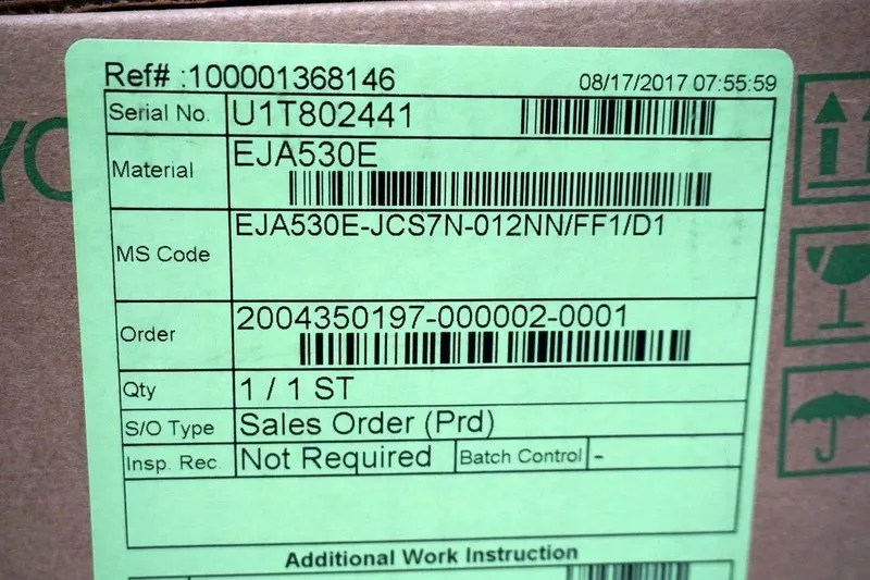 Датчик Yokogawa / Transmitter / EJA530E / S1 / 9-32VDC / 2 MPa