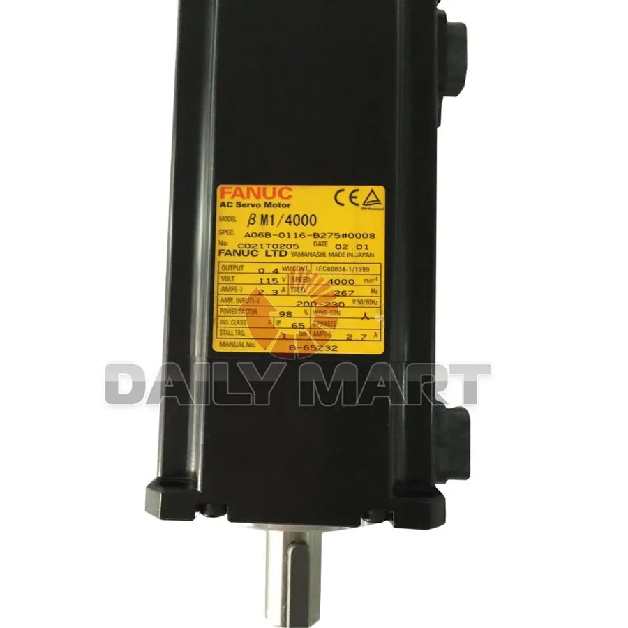 Серводвигатель Fanuc A06B-0116-B275 AC Servo Motor