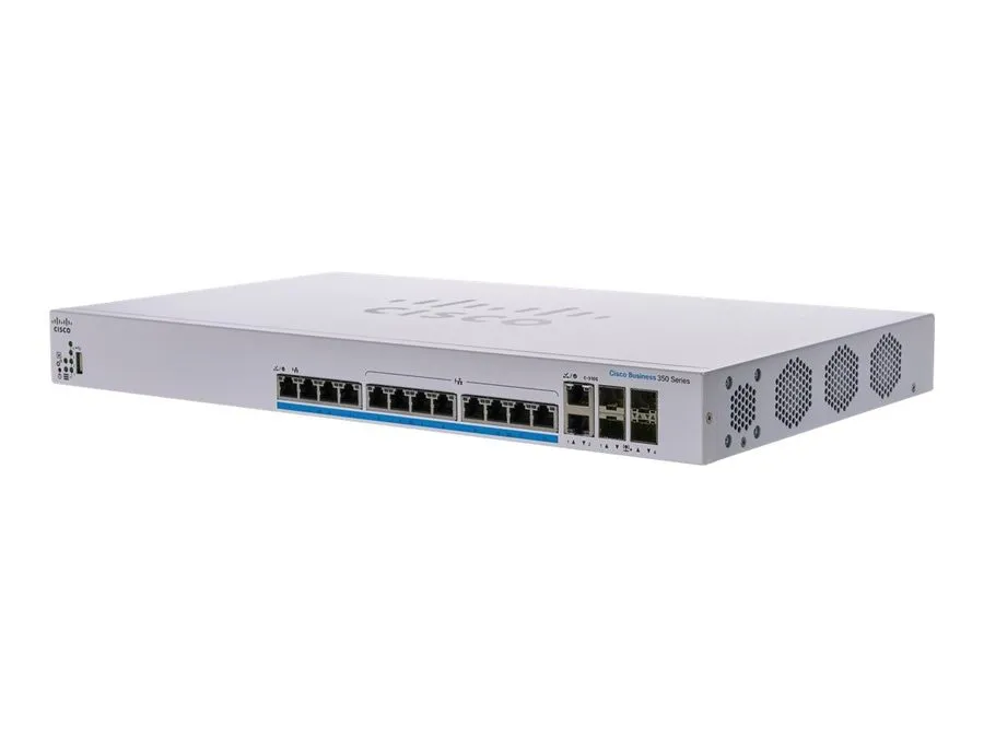 Коммутатор Cisco CBS350-12NP-4X Switch