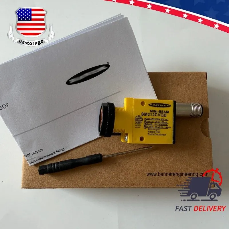 Фотоэлектрический датчик Banner Sm312cvqd Mini-Beam Photoelectric Sensor