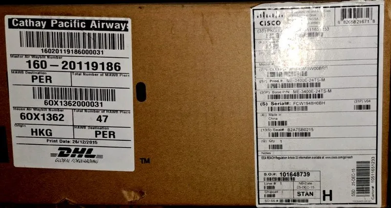 Коммутатор ME-3400E-24TS-M CISCO ETHERNET ACCESS SWITCH- TWO ONLY SURPLUS