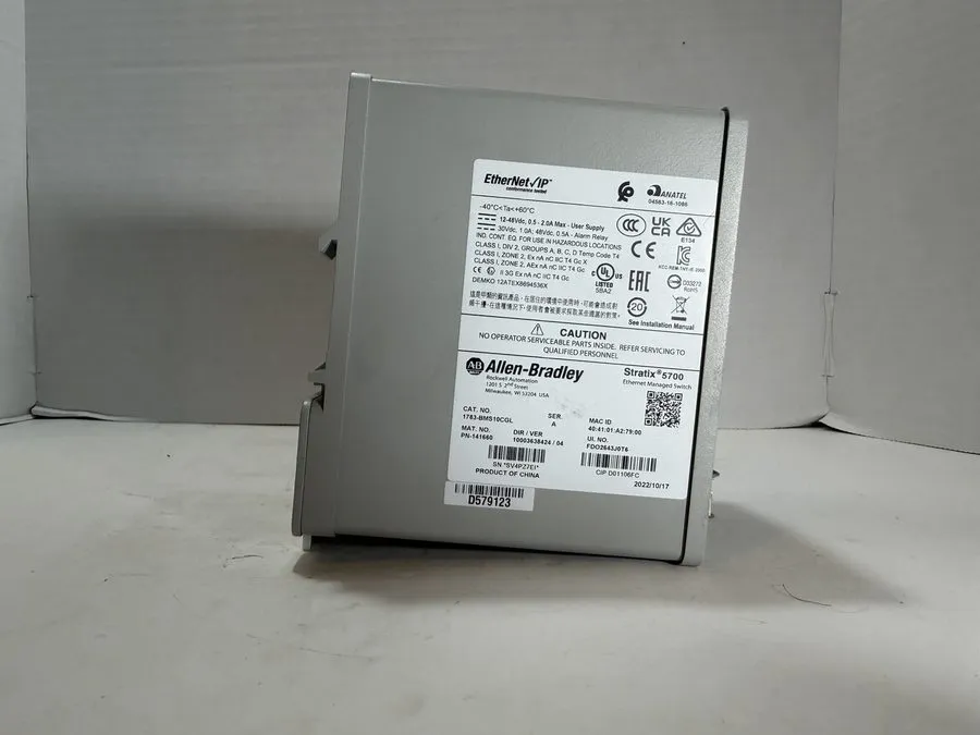 Коммутатор Allen-Bradley 1783-BMS10CGL Stratix 5700 EtherNet/IP Managed Switch