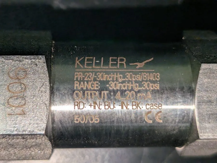 Датчик давления Keller Pressure Transmitter PR-23/-30inHg-30psi — фото лота 1