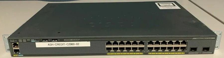 Коммутатор Cisco WS-C2960X-24TD-L 24 Port Gigabit 2x 10G SFP LAN Base Switch