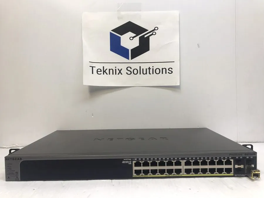 Коммутатор NETGEAR GS728TP Pro 24 Port Gigabit Smart PoE+ Switch 190W 4x SFP GS7