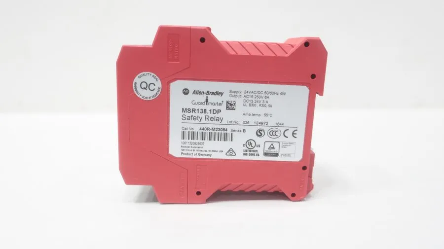 Реле безопасности Allen-Bradley MSR138.1DP Safety Relay 440R-M23084 24VAC/DC Tim