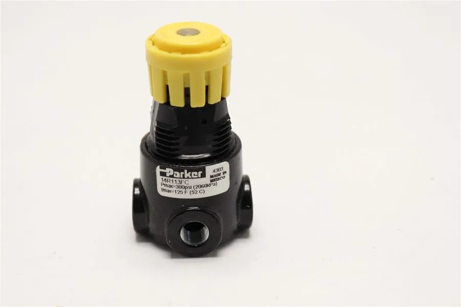 Регулятор давления PARKER 14R113FC AIR PRESSURE REGULATOR 300 PSI W/ WIKA 0-60 P