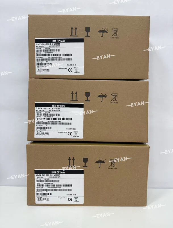 SSD-накопитель IBM 3.84TB SAS 02YC039 02PX542 2072-AL81 12Gb RI Storwize V5030E