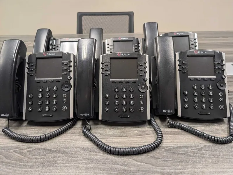 IP-телефон Polycom Desktop Phone VVX410 PoE GIG-E, 2200-46162-025 VVX 410