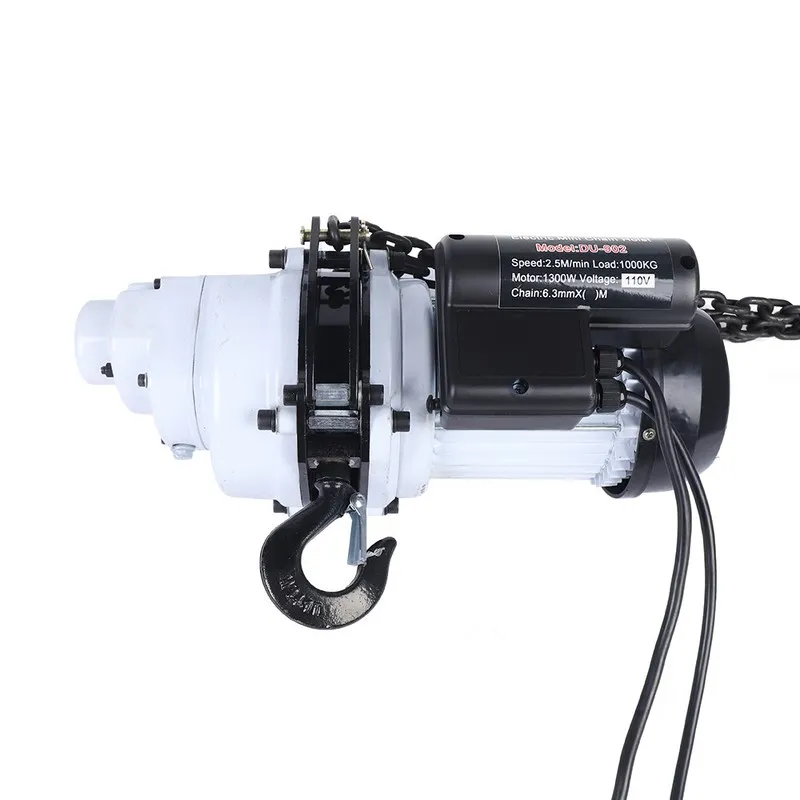 Таль 2200LBS Electric Chain Hoist Single Phase Hoist Crane 10FT Chain Lift 2.5m/