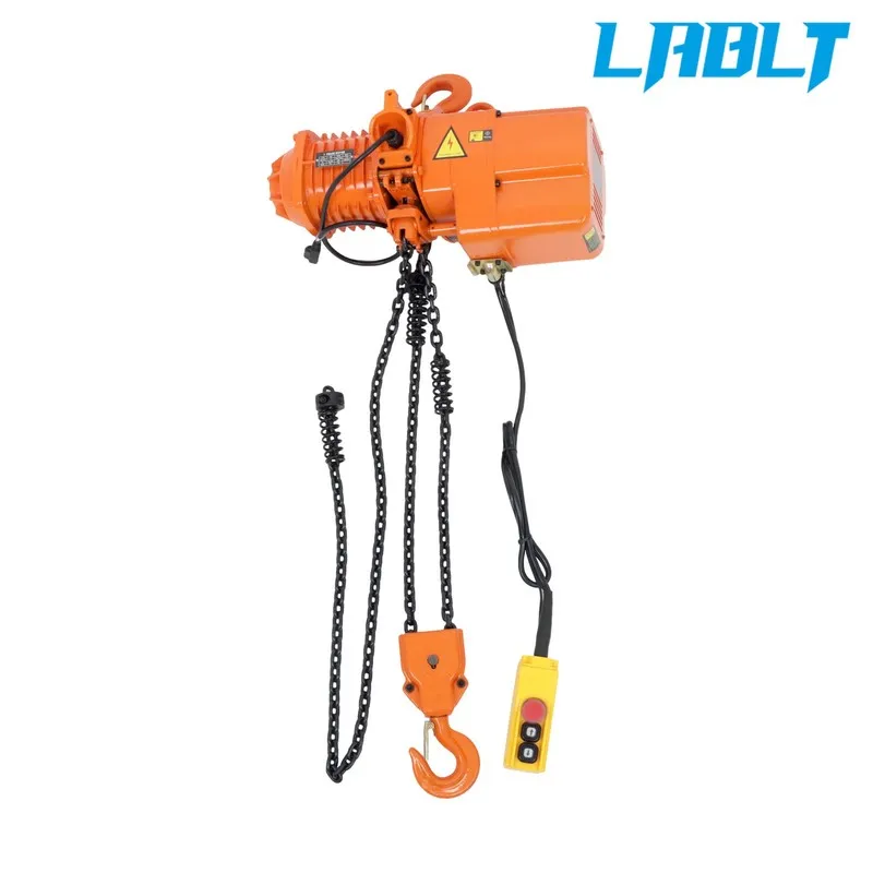 Таль 110V 2200LBS/1 Ton Electric Chain Hoist Single Phase Hoist Crane 10FT Chain