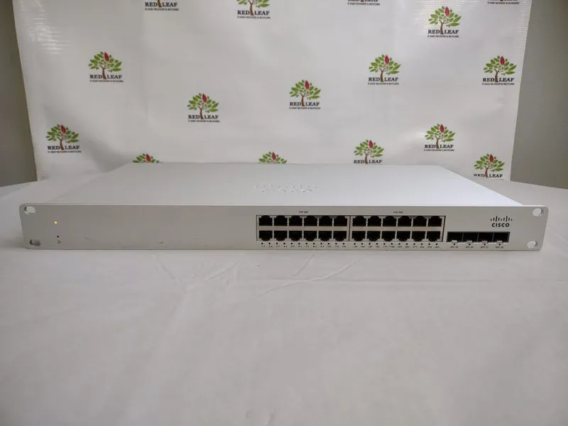 Коммутатор Cisco Meraki MS210-24P 24-Port Gigabit PoE Ethernet Switch UNCLAIMED — фото лота 1