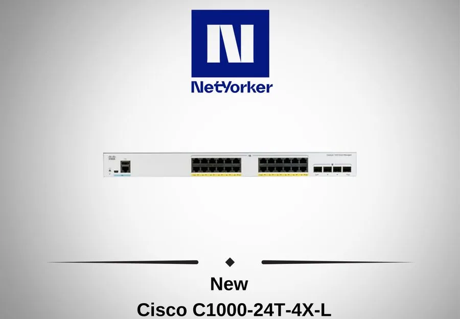 Коммутатор Cisco C1000-24T-4X-L 24 Port Gigabit Ethernet + 4x 10G SFP+ L2 Switch