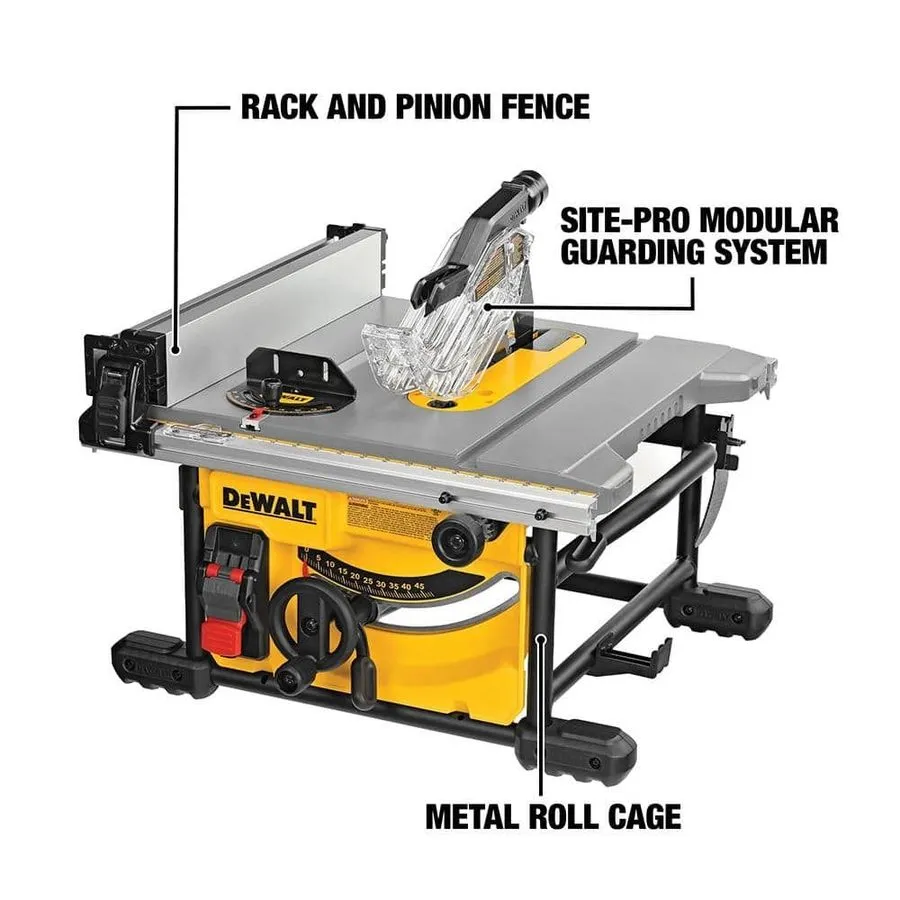 Оборудование ЧПУ Dewalt DWE7485 240V 210mm Compact Table Saw 1850W TieDex — фото лота 2