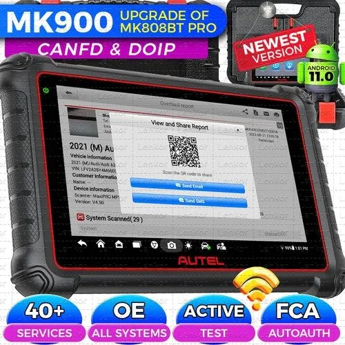 Диагностический сканер Autel MaxiCom MK808K-BT Pro MK808BT PRO OBD2 Diagnostic T