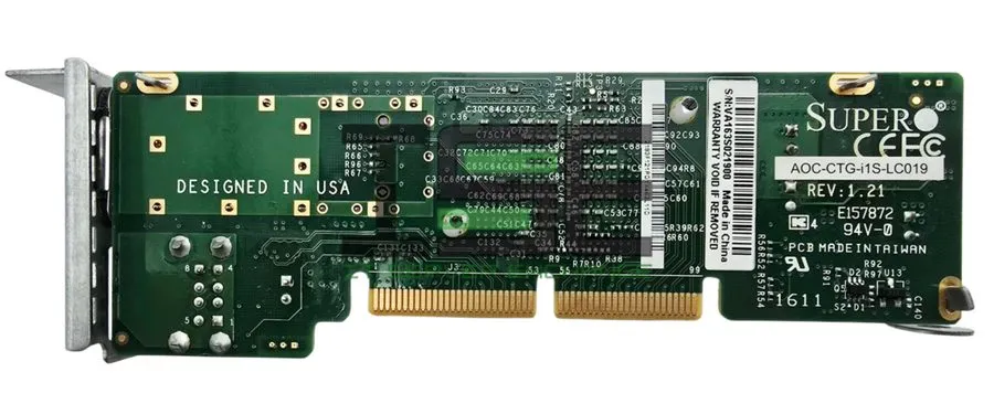 Кабель Supermicro AOC-CTG-I1S Single Port 10GB SFP+ Ethernet Adapter Intel