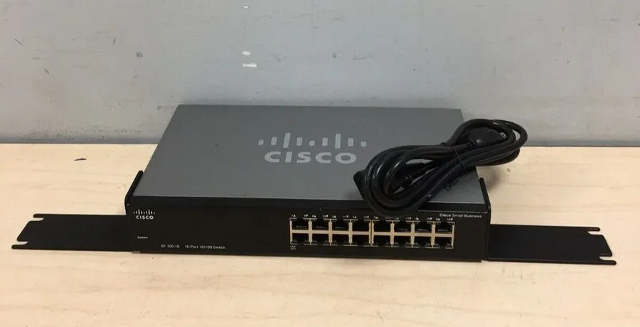 Коммутатор Cisco SF100-16 V02 16-Port RJ-45 10/100 Unmanaged FE Switch