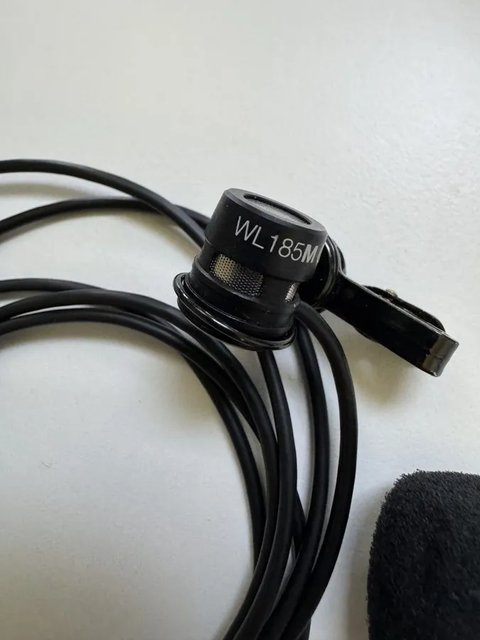 Микрофон Shure WL185m Cardioid Lavalier Microphone with TA4F Connector Black