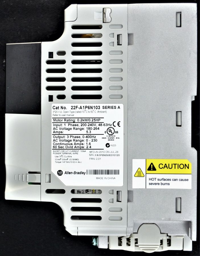 Фото лота 22F-A1P6N103 от продавца №11573