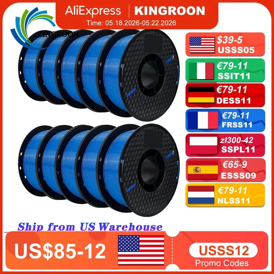 3D-принтер 10KG PLA Filament PETG 3d Filament 1.75mm для 3D Printer Filament 10r — фото лота 1