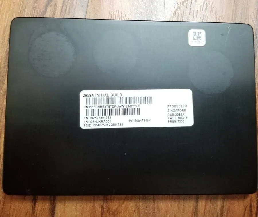 SSD-накопитель 3.84TB MICRON SSD 7300 PRO U.2 MTFDHBE3T8TDF SSD 2.5" NVMe 3480GB — фото лота 1