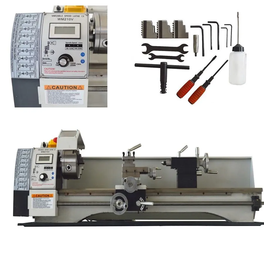 Электродвигатель 110V 1100W Benchtop Precision Lathe Brushless Motor Lathe MT5 M — фото лота 1