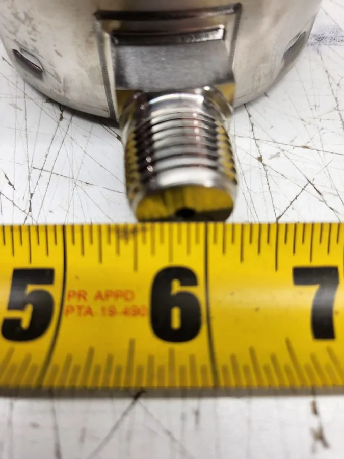Трубопроводная арматура WIKA 9745750 Stainless Steel 4" Pressure Gauge 0-5000 PS
