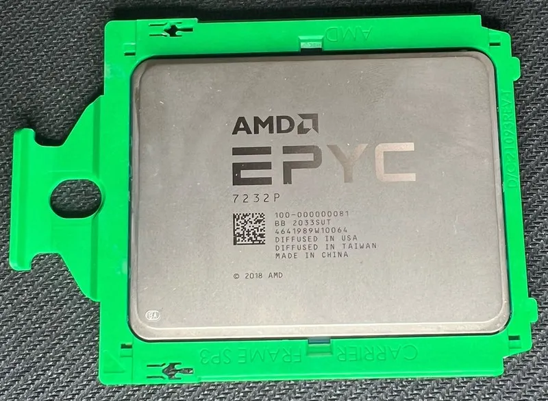 Процессор AMD EPYC 7232P Rome 3.10GHz 8-core 32MB SP3 TDP 120W CPU processor Unl