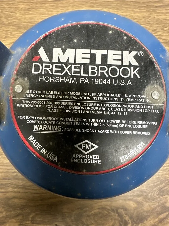 Монтажный шкаф AMETEK 285-001-200 EXPLOSION PROOF ENCLOSURE WITH SENSING ELEMENT
