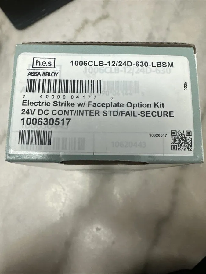 Оборудование видеонаблюдения h.e.s. Assa Abloy 1006CLB Electric Strike Complete 