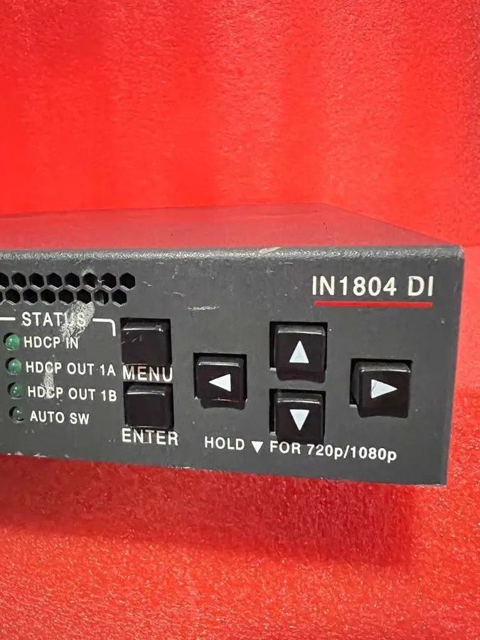 Видеокоммутатор Extron IN1804 DI 4 Input COMPACT 4K SEAMLESS SCALING SWITCHER — фото лота 1