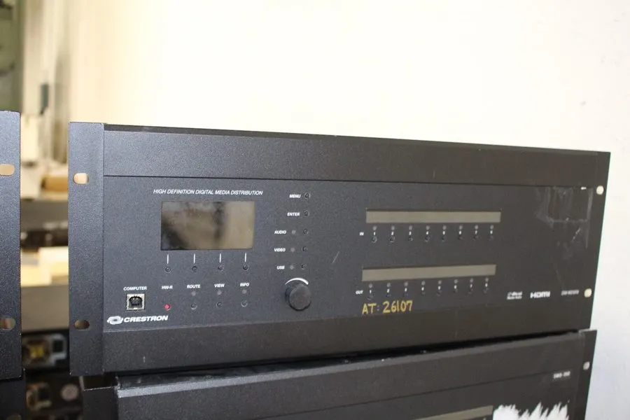Видеокоммутатор Crestron DM-MD8X8 Digital Media Switcher w/ 10 Cards DM/HDMI/DSP