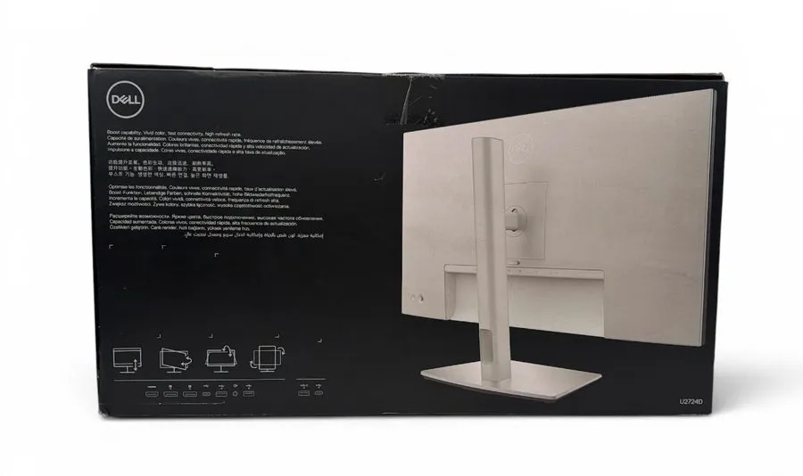 Монитор Dell UltraSharp U2724D 27" Class WQHD LED Monitor 16:9 Platinum Silver