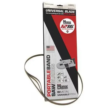 Оборудование ЧПУ Morse Zwep441216mcb Portable Band Saw Blade, 3 Ft. 8-7/8" L, 1/