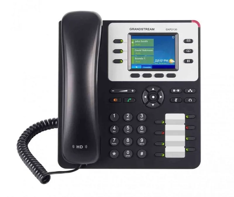 Grandstream GXP2130 3 Line IP Phone 3 SIP Accounts 320x240 Colour LCD Screen