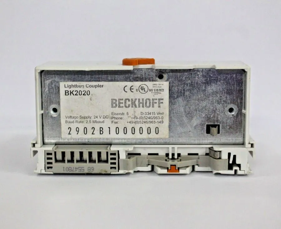 Шлюз полевой шины BECKHOFF BK2020 Lightbus Bus Coupler 24V DC